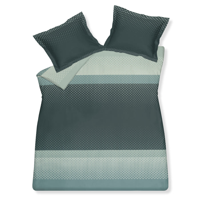 Vandyck Dekbedovertrek RHINESTONE Earth Green 240x220 cm