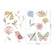 Little Dutch Flowers & Butterflies Muurstickers - 42x30cm - Bloemen