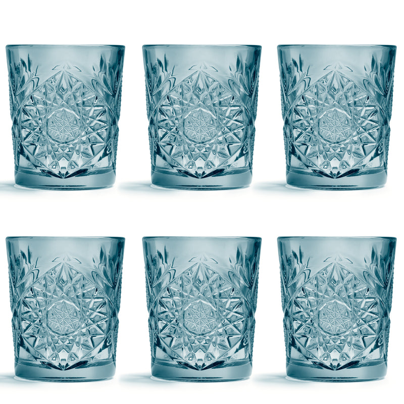 Libbey Drinkglas Hobstar Blauw 0,35 L - 6 st.