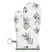 Clayre & Eef Ovenwant 16x30 cm Groen Wit Katoen olijf Ovenhandschoen