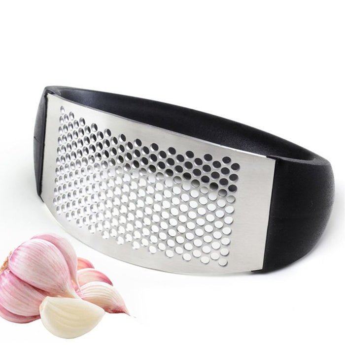 Krumble Knoflookpers RVS zwart