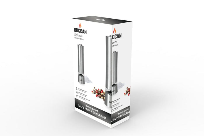 Buccan - Elektrische Peper en zoutmolen - Rosegoud - 2 stuks