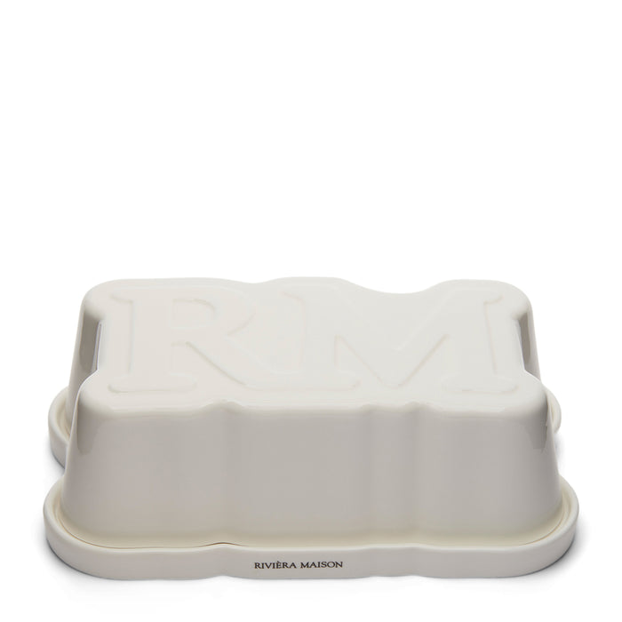 Riviera Maison Botervloot RM Butter Dish Wit