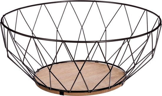 Five - Decoratieve Fruitschaal - Metaal - 28 cm