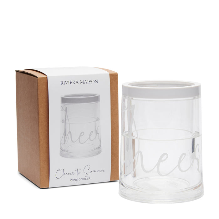 Riviera Maison Cheers To Summer Wine Cooler 12x12x17