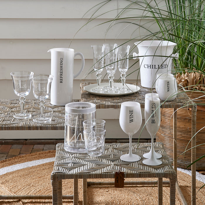 Riviera Maison Cheers To Summer Wine Cooler 12x12x17