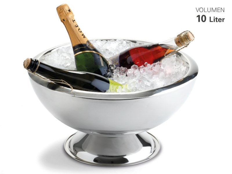 Champagnekoeler, 10 Liter, Dubbelwandig – Weis