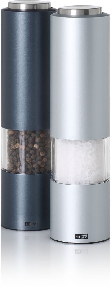 AdHoc - Elektrische peper- of zoutmolen eMill.3, 21.5 cm, Lichtblauw,