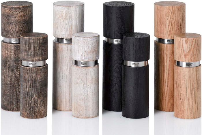 AdHoc - Peper of Zoutmolen - Texture Antique Zwart - 15 cm - AdHoc