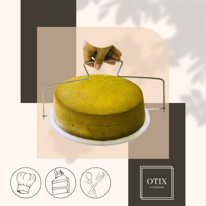 OTIX Taartsnijder 33cm Taartverdeler Taartzaag snijder Taartmes