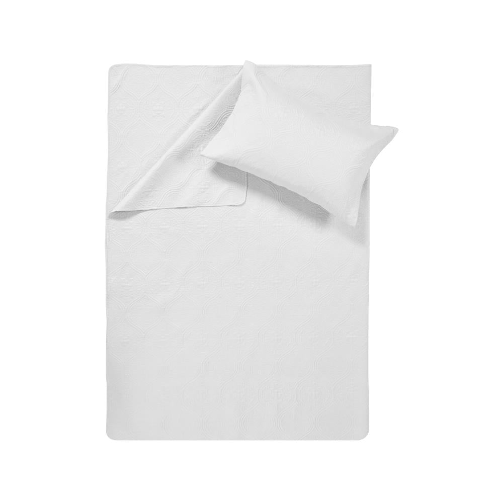 Sleeptime Art Bedsprei - white