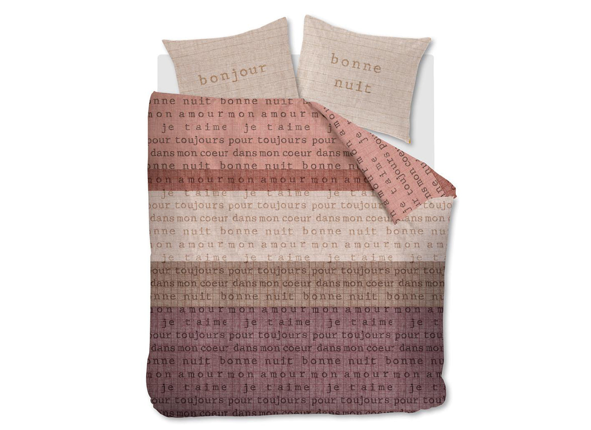 Ariadne dekbedovertrek Checks natural - 2-persoons (200x200|220 cm