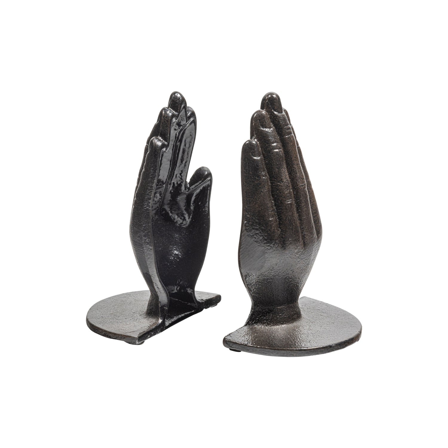 WOOOD Sina Boekenstandaard - Metaal - Antique Zwart - 18x12x15