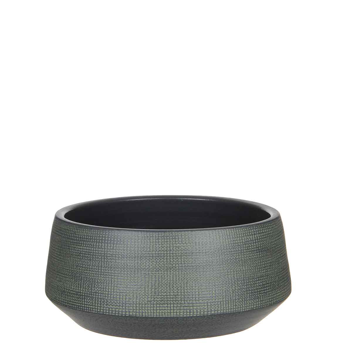 Mica Decorations guido ronde schaal donkergroen maat in cm: 14 x 28