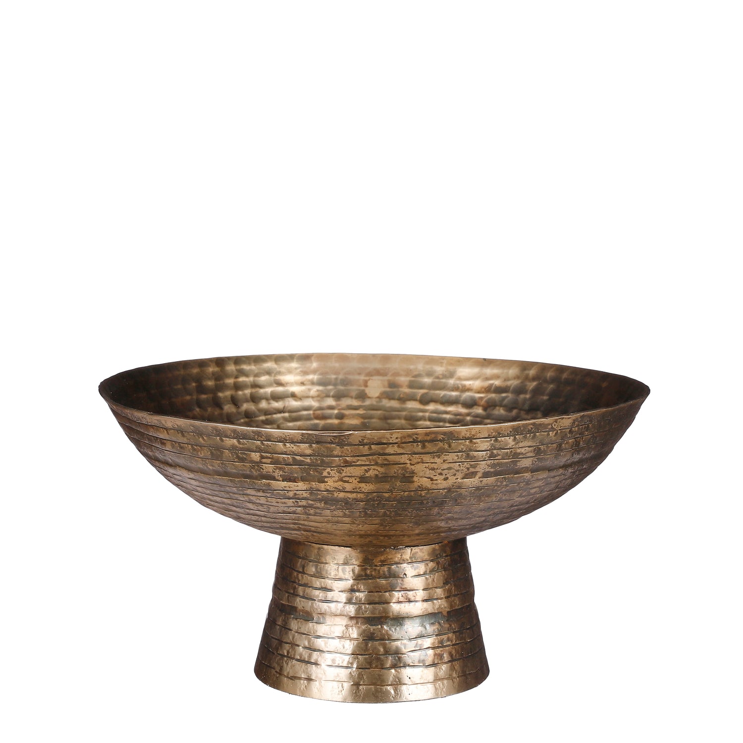 Mica Decorations Albany Schaal - H17 x Ø30 cm - Donkergoud