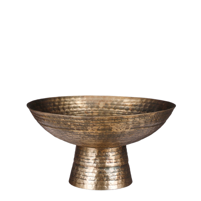 Mica Decorations Albany Schaal - H17 x Ø30 cm - Donkergoud