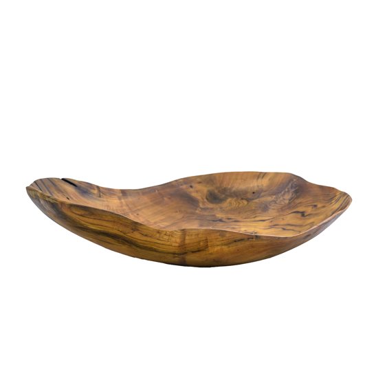 TMS - Fruit schaal - Teak - 50 cm - Geolied