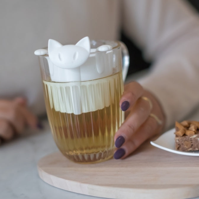 Koziol - Thee-Ei, Kat, Katoen Wit - Koziol | Miaou