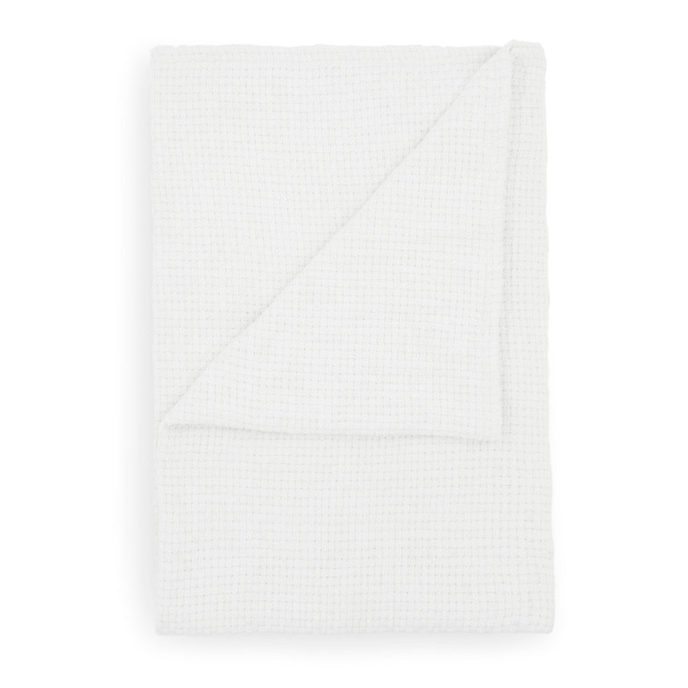 Yellow Wafel Stephanie Bedsprei Plaid - white