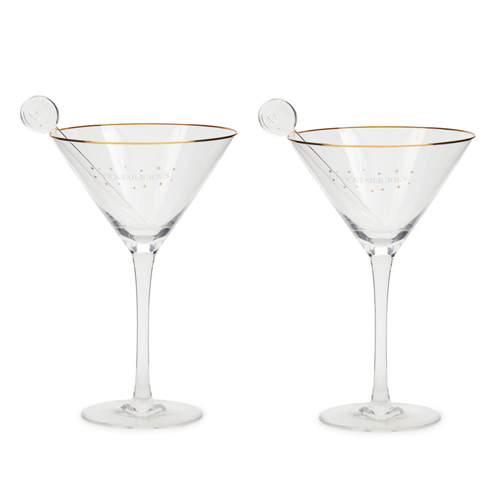 Riviera Maison Cocktailicious Glass & Stick 2 pcs (Ø) 12x (H) 19