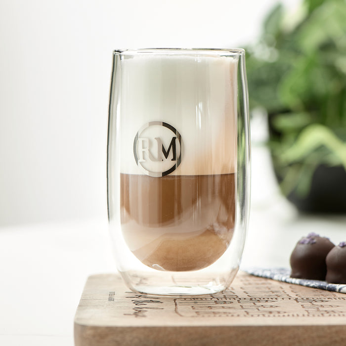 Riviera Maison dubbelwandig theeglas, koffieglas met RM logo - Love RM