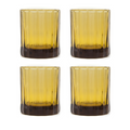Brût Homeware, Set van 4 Tumbler 25 CL, amber