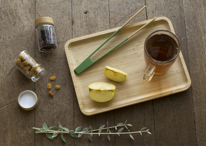 Pebbly - Kruidenpotjes, Set van 3 Stuks, Bamboe, 750 ML  - Pebbly