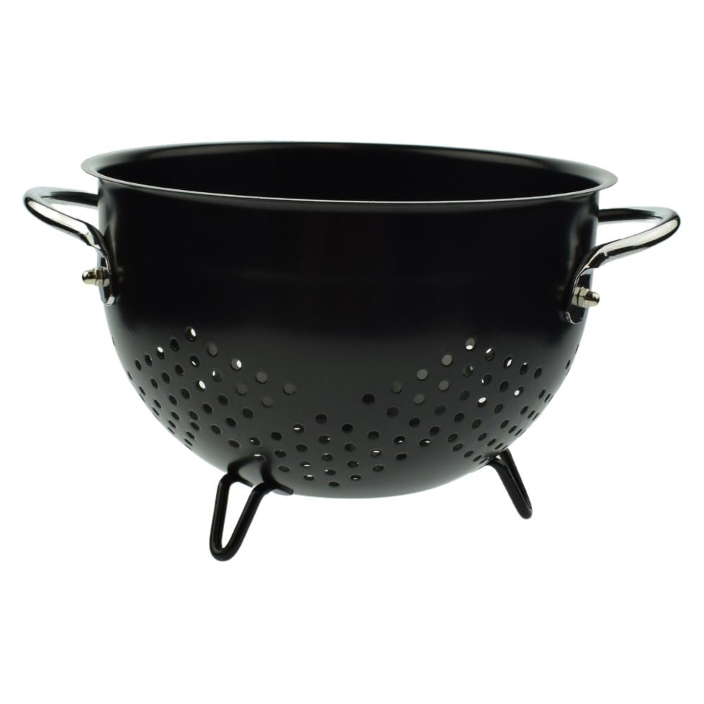 Orange85 Vergiet Zeef Zwart Metaal 240ml 20cm RVS