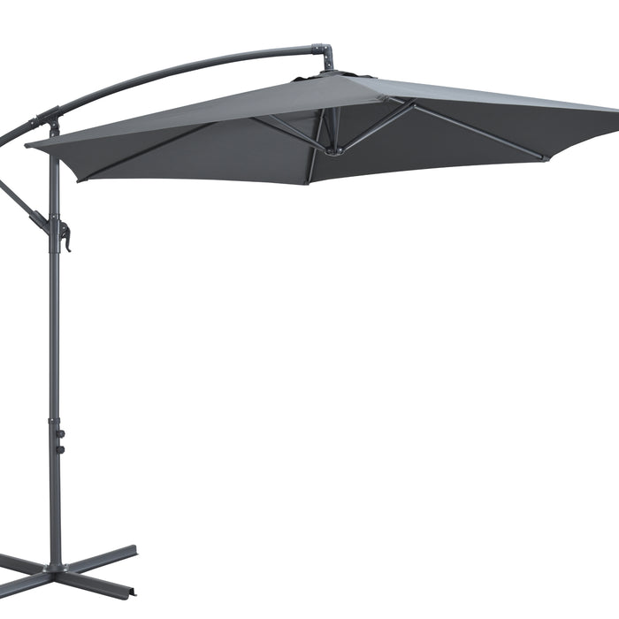 ACAZA Zweefparasol Donkergrijs