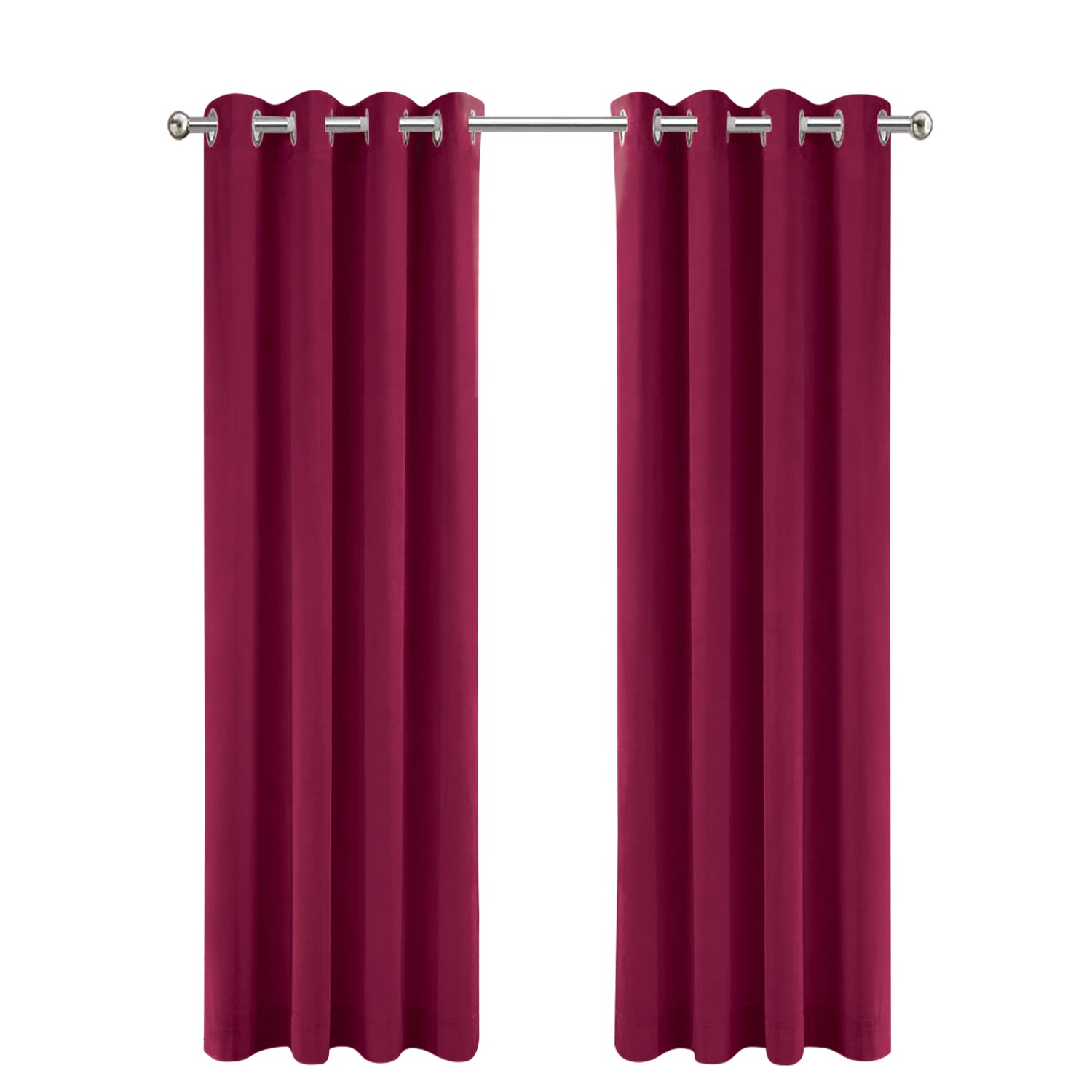 LW Collection Kant en klaar gordijnen rood 140x240cm