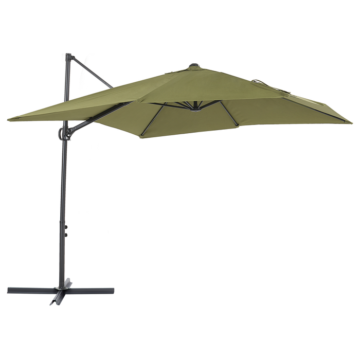 Beliani - MONZA II - Zweefparasol - Groen - Polyester
