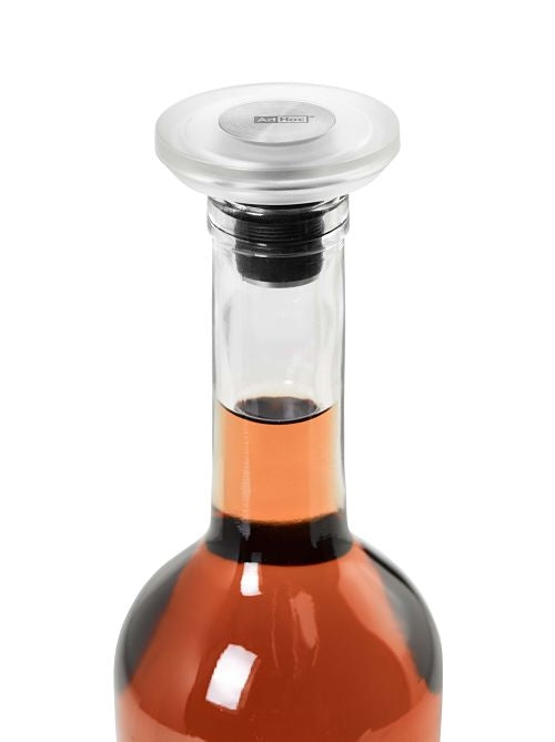 AdHoc - Wijn Gusto Flessenstop - RVS,Kunststof - AdHoc