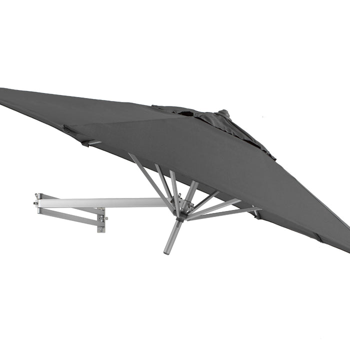 EASYSOL Muurparasol Grijs