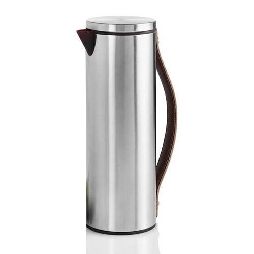 Loft Thermoskan met Lederen Handvat 1 l, Bruin - AdHoc