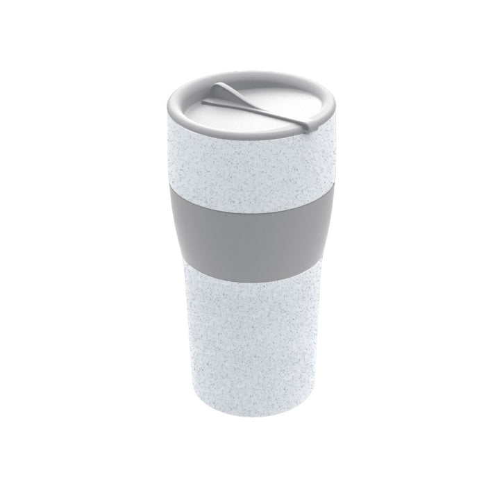 Koziol - Herbruikbare Koffiebeker met Deksel, 0.7 L, Organic Grijs - K