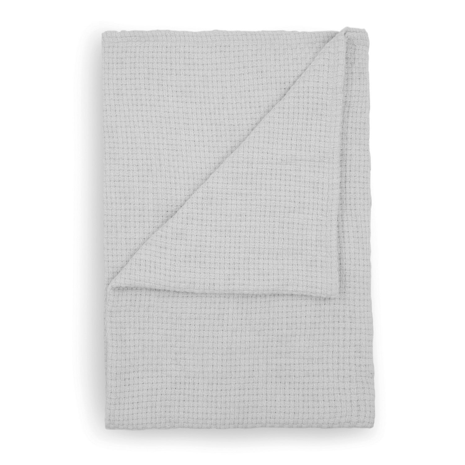 Yellow Wafel Stephanie Bedsprei Plaid - light grey