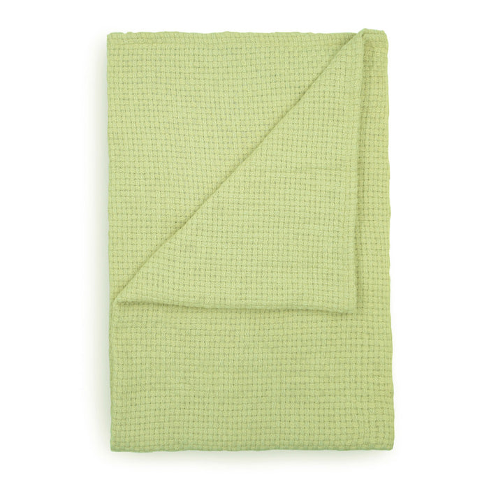 Yellow Wafel Stephanie Bedsprei Plaid - green