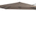Platinum Challenger T1 Zweefparasol Premium 3x3 m. - Havana Taupe