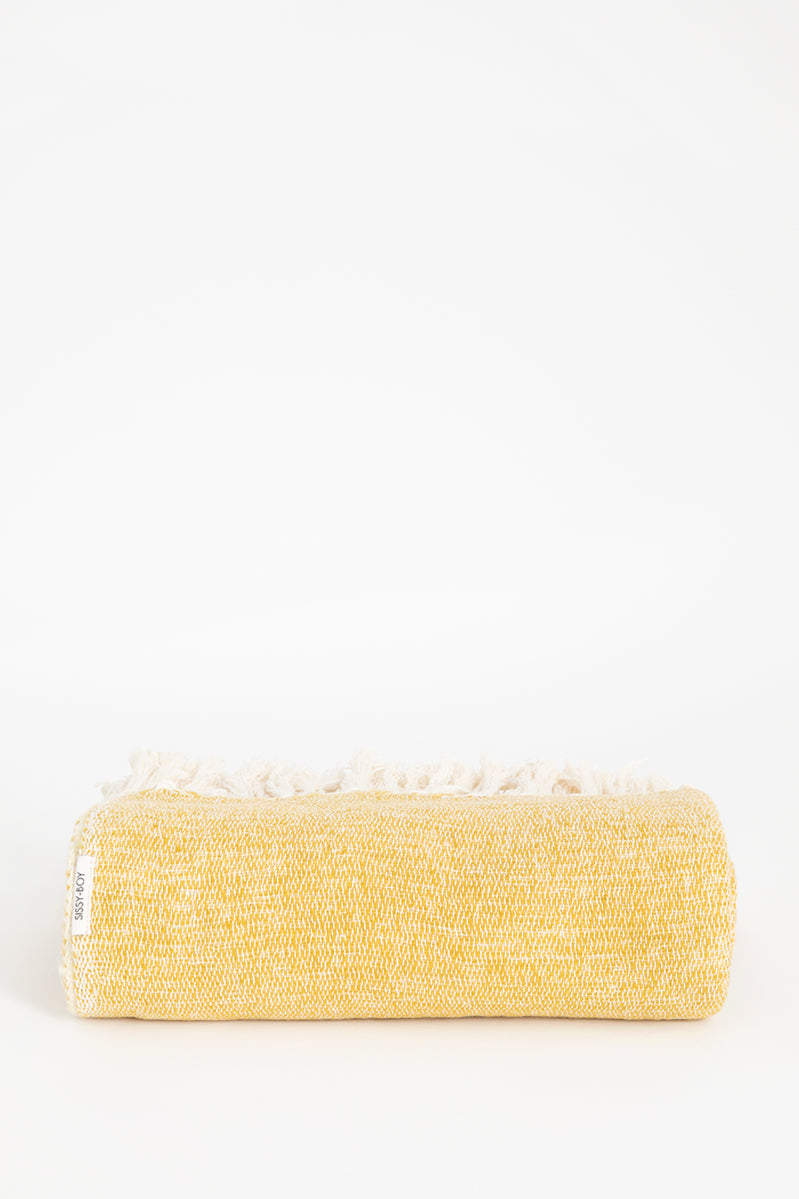 Sissy-Boy Gele dubbelzijdige  deken