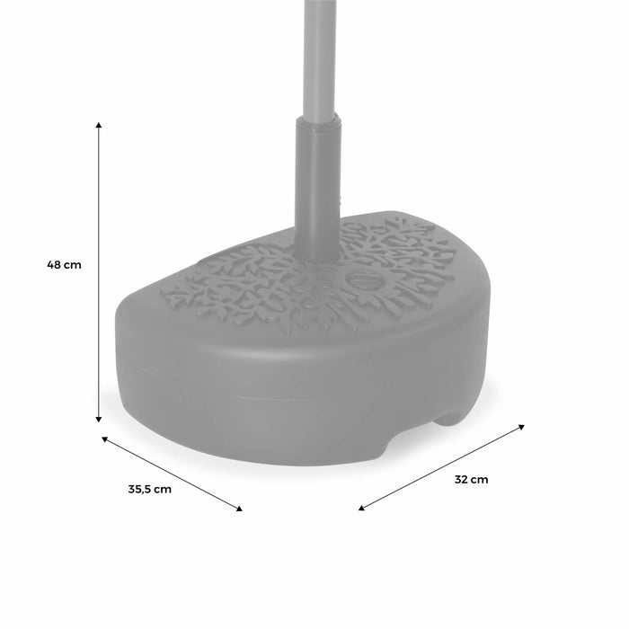 sweeek - Vulbare halve parasolvoet