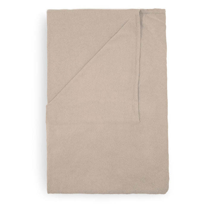 Yellow Lucinde Bedsprei Plaid Katoen - chateau sand