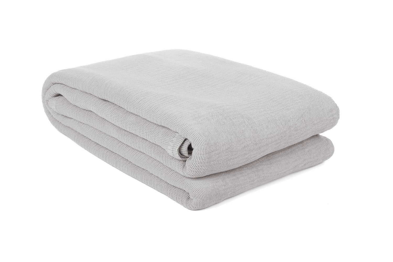 Yellow Katoen Bedsprei Plaid Ica - vapor grey 140x200cm