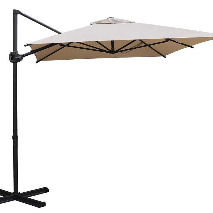 SORARA Roma Basic Zweefparasol 270 x 210 cm Zand