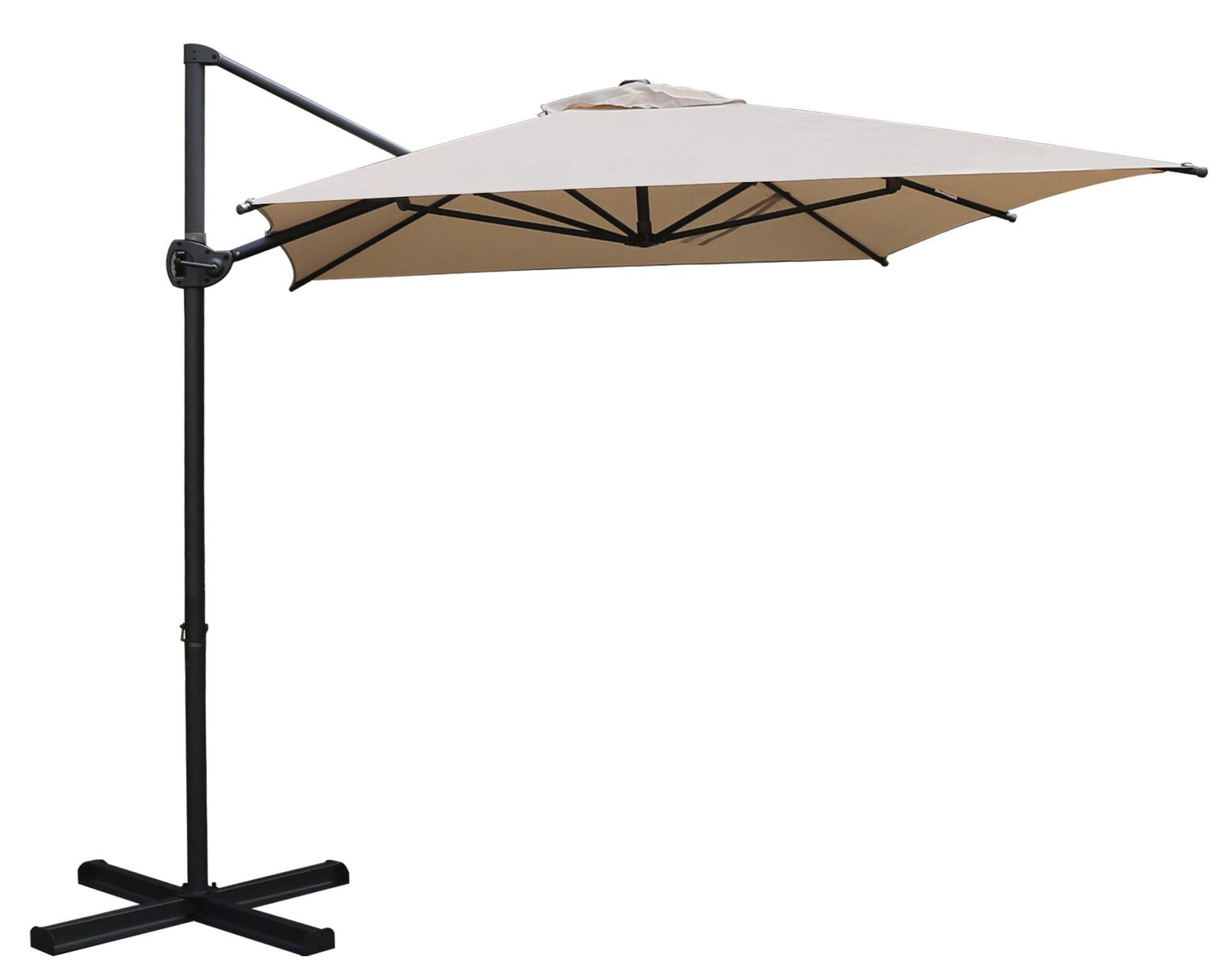 SORARA Roma Basic Zweefparasol 270 x 210 cm Zand