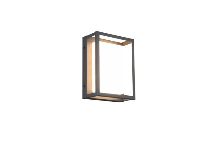 Trio Leuchten Witham Wandlamp IP54 SMD LED Antraciet