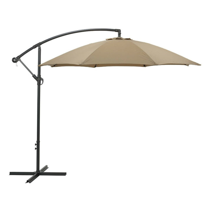 Garden Impressions Athene Zweefparasol Ø300 cm taupe