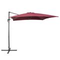 Beliani - MONZA - Zweefparasol - Rood - Polyester