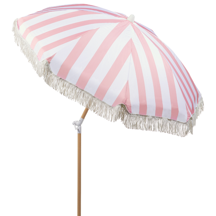 Beliani - MONDELLO - Parasol - Roze|Wit - Polyester