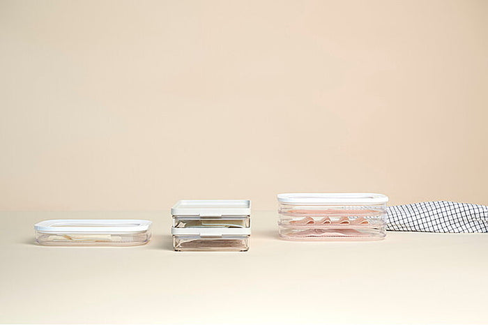 Mepal - Omnia Koelkastdoos Vleeswaren 3-laags - Nordic White