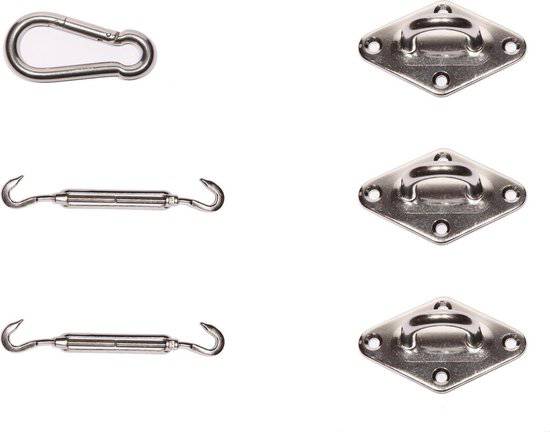 Nesling NC outdoor bevestigingsmateriaal driehoek RVS